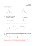 Alcohol Worksheet Key