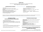 Delirium Acute and subacute disturbance in cognition