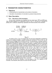 4 TRANSISTOR CHARACTERISTICS