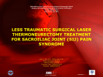 SACROILIAC JOINT BLOCK AND NEUROBLATION