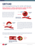 GBT440 in Sickle Cell Disease (backgrounder)