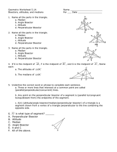 Geometry Worksheet 5