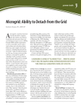 Microgrid: Ability to Detach from the Grid