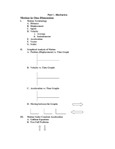 Part I – Mechanics