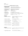 Possible “Reasons” in a proof.