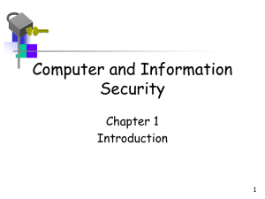 Computer and Information Security