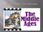 Middle Ages Test Review