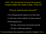 Poverty and income growth - Purdue Agricultural Economics