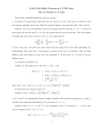 21-325 (Fall 2008): Homework 5 (TWO side) Due by