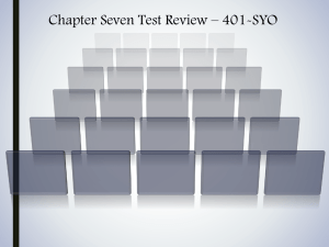 Chapter 7 Review