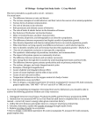 AP Biology – Ecology Unit Study Guide – C. Gray Mitchell This list is