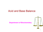 acid base balance