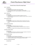 Forensic Science - Chetek-Weyerhaeuser School District