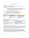 Program Learning Outcomes - TLSS