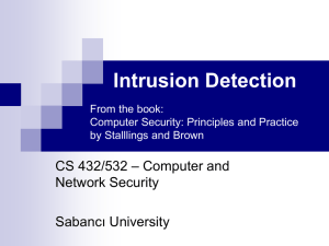 Intrusion Detection