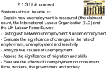 Topic 2.1.3 Employment and unemployment student version