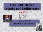 Hatred and Fear