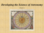 Developing the Science of Astronomy