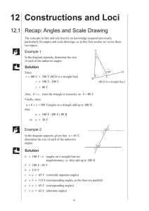 12 Constructions and Loci