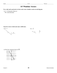 8-7 Practice: Vectors