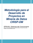 Metodología para el Desarrollo de Proyectos en Minería de Datos