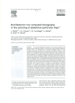 Multidetector-row computed tomography in the