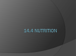 14.4 Nutrition - Westgate Mennonite Collegiate