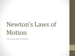 Newton*s Laws of Motion