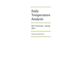 Daily Temperature Analysis - Neas