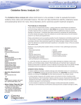 Oxidative Stress Analysis 2.0 BLOOD or URINE