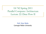 18-741 Advanced Computer Architecture Lecture 1