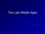 The Late Middle Ages