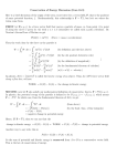 Conservation of Energy Discussion (from 16.3) Here is a brief