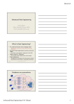 Advanced Data Engineering What is Data Engineering? Databases