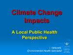 Climate Change and Public Health