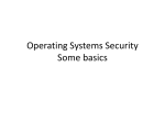 Operating System Security