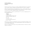 University of Bergen General Functional Analysis Problems 4 1) Let