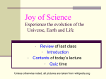 Joy of Science