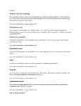 Chapter 5 Addition rules for probability For mutually exclusive