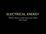 Electrical Current and Circuits