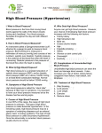 High Blood Pressure (Hypertension)