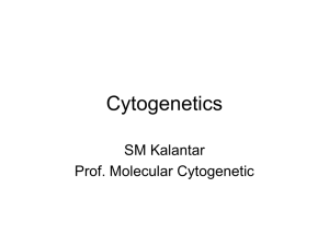 CYTOGENETICS AND MEDICAL GENETICS IN THE 1960s