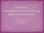 Flashback Iklan dan Periklanan