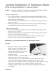 Evaluating one Learning Explanation of Substance Misuse