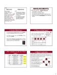 Bell work: Objectives: 4. What are blood types? 5. How common are