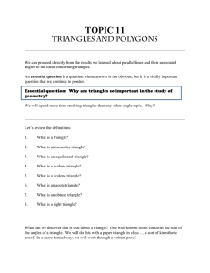 topic 11 triangles and polygons