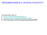 MICROMECHANICS II: DUCTILE DEFORMATION