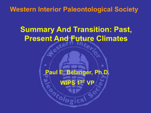 past, present and future climates