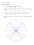 Radian Measure