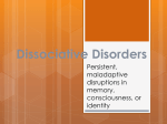 Dissociative Disorders